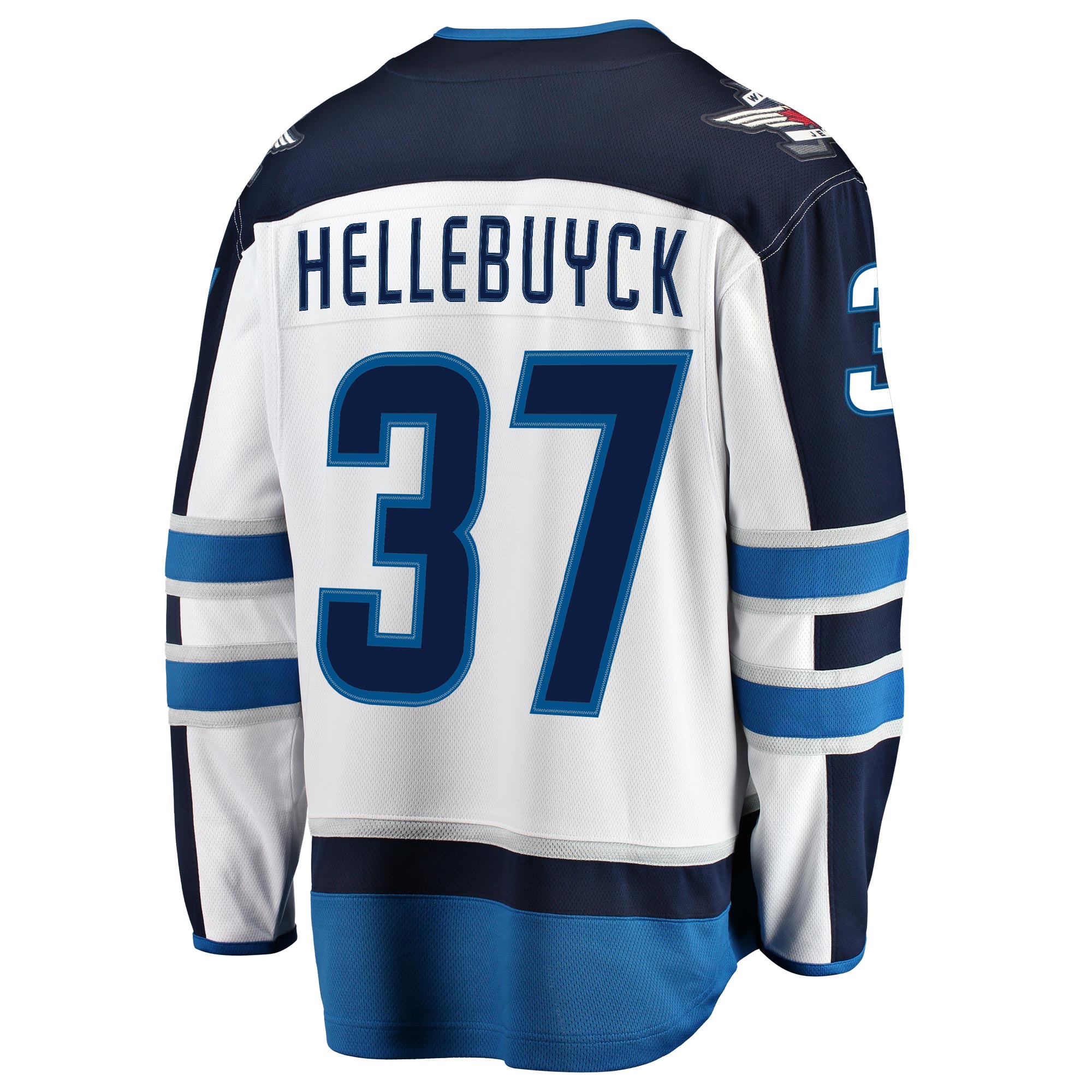winnipeg jets fanatics away breakaway jersey – connor hellebuyck – mens – San Jose Sharks Jerseys and Headwear Collection