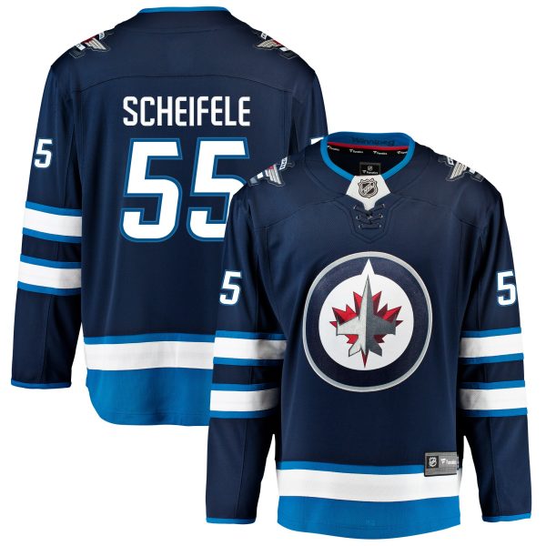 winnipeg jets fanatics home breakaway jersey – mark scheifele – mens – San Jose Sharks Jerseys and Headwear Collection