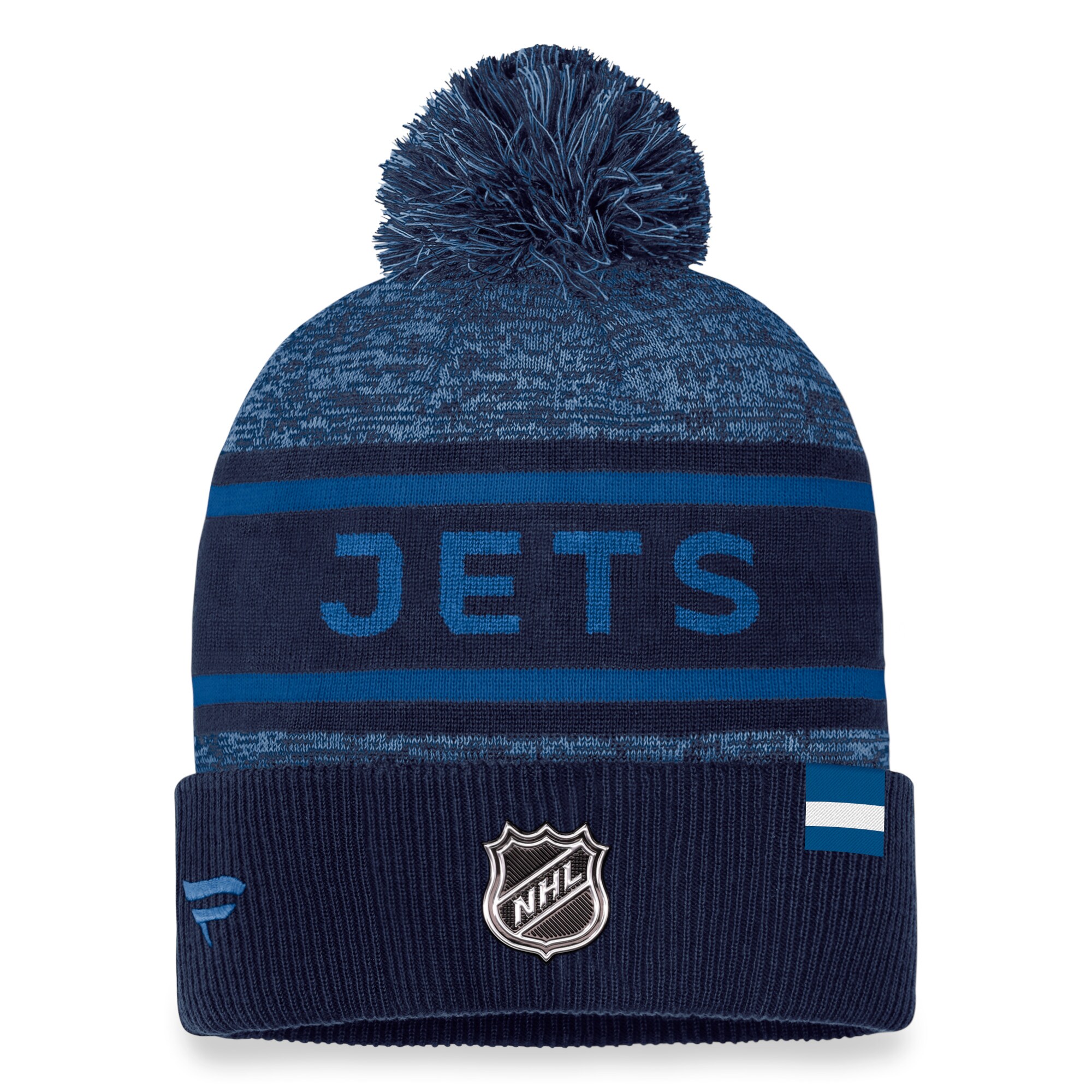 winnipeg jets pro rink heathered cuffed pom knit – unisex – San Jose Sharks Jerseys and Headwear Collection