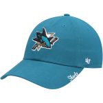 women8217s 821747 teal san jose sharks team miata clean up adjustable hat – San Jose Sharks Jerseys and Headwear Collection