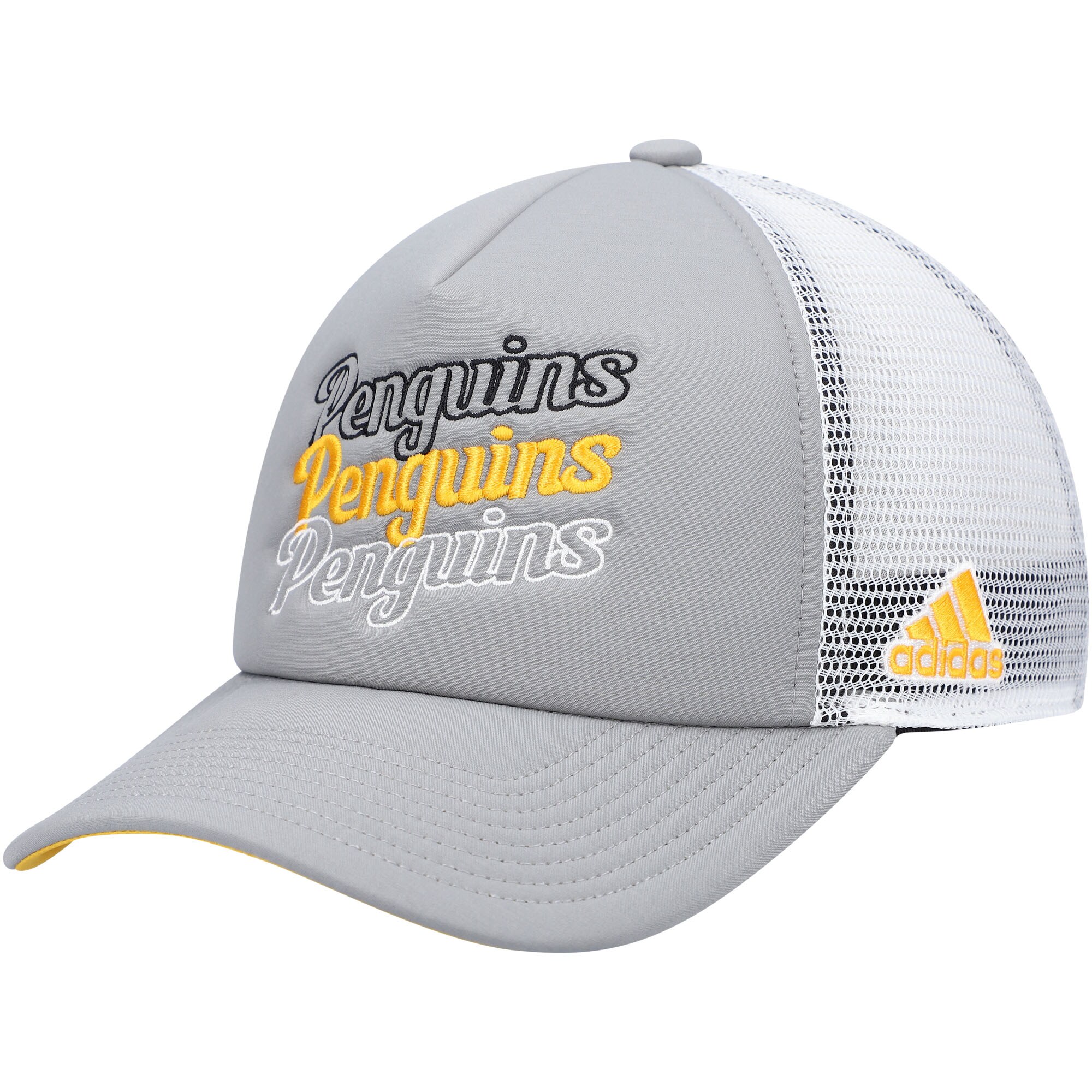 women8217s adidas graywhite pittsburgh penguins foam trucker snapback hat – San Jose Sharks Jerseys and Headwear Collection