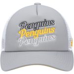 women8217s adidas graywhite pittsburgh penguins foam trucker snapback hat – San Jose Sharks Jerseys and Headwear Collection
