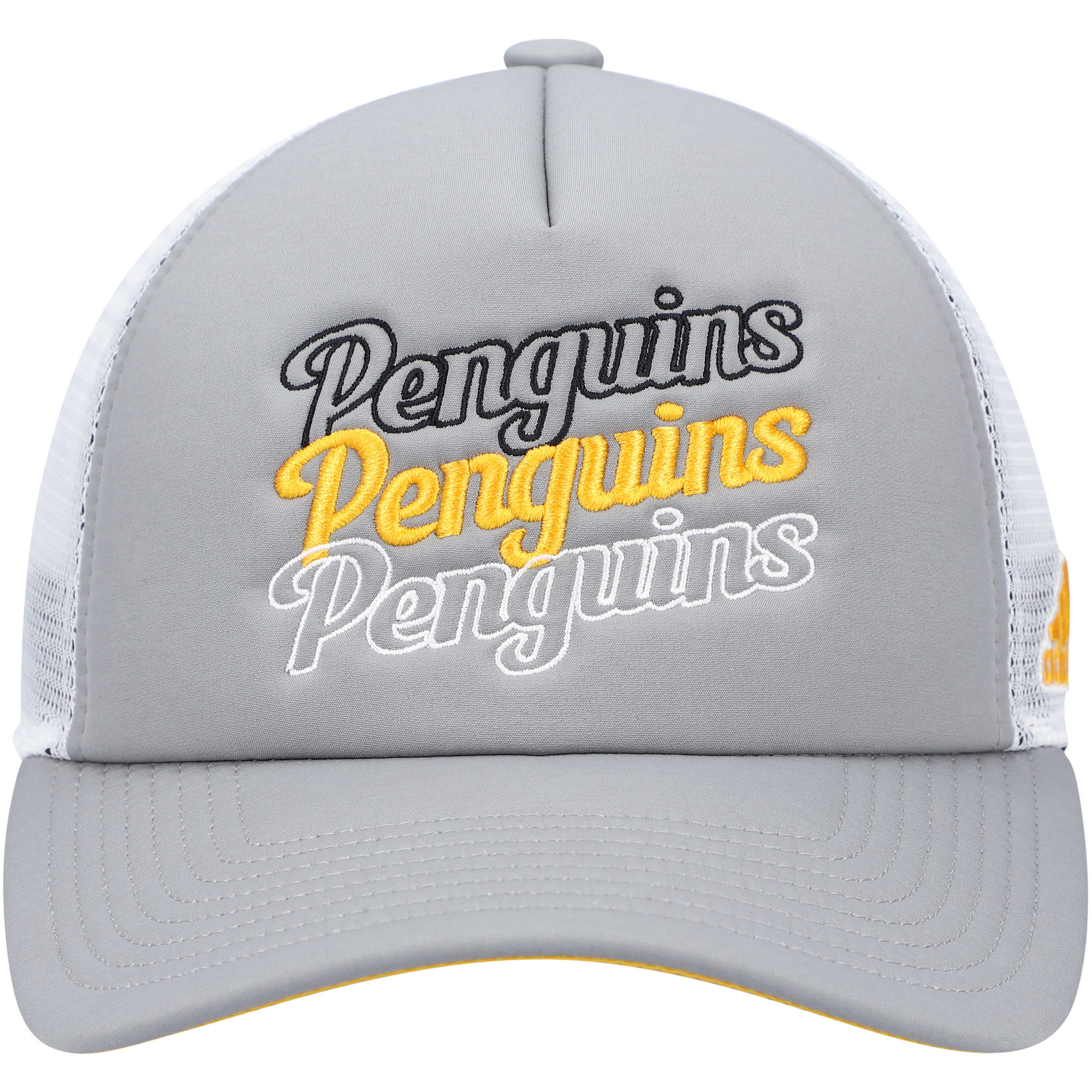 women8217s adidas graywhite pittsburgh penguins foam trucker snapback hat – San Jose Sharks Jerseys and Headwear Collection