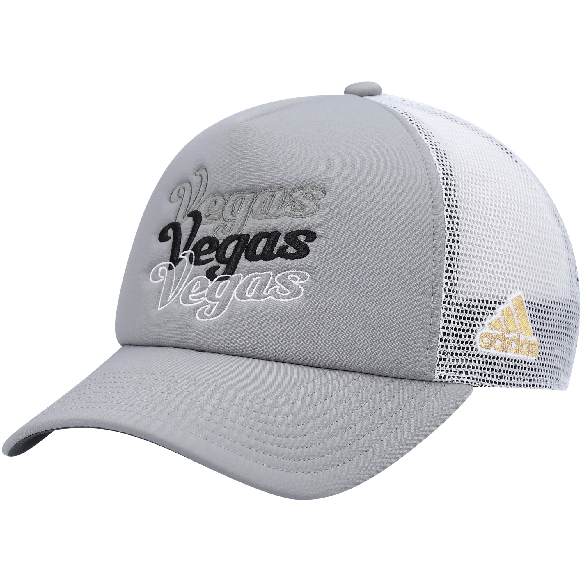 women8217s adidas graywhite vegas golden knights foam trucker snapback hat – San Jose Sharks Jerseys and Headwear Collection