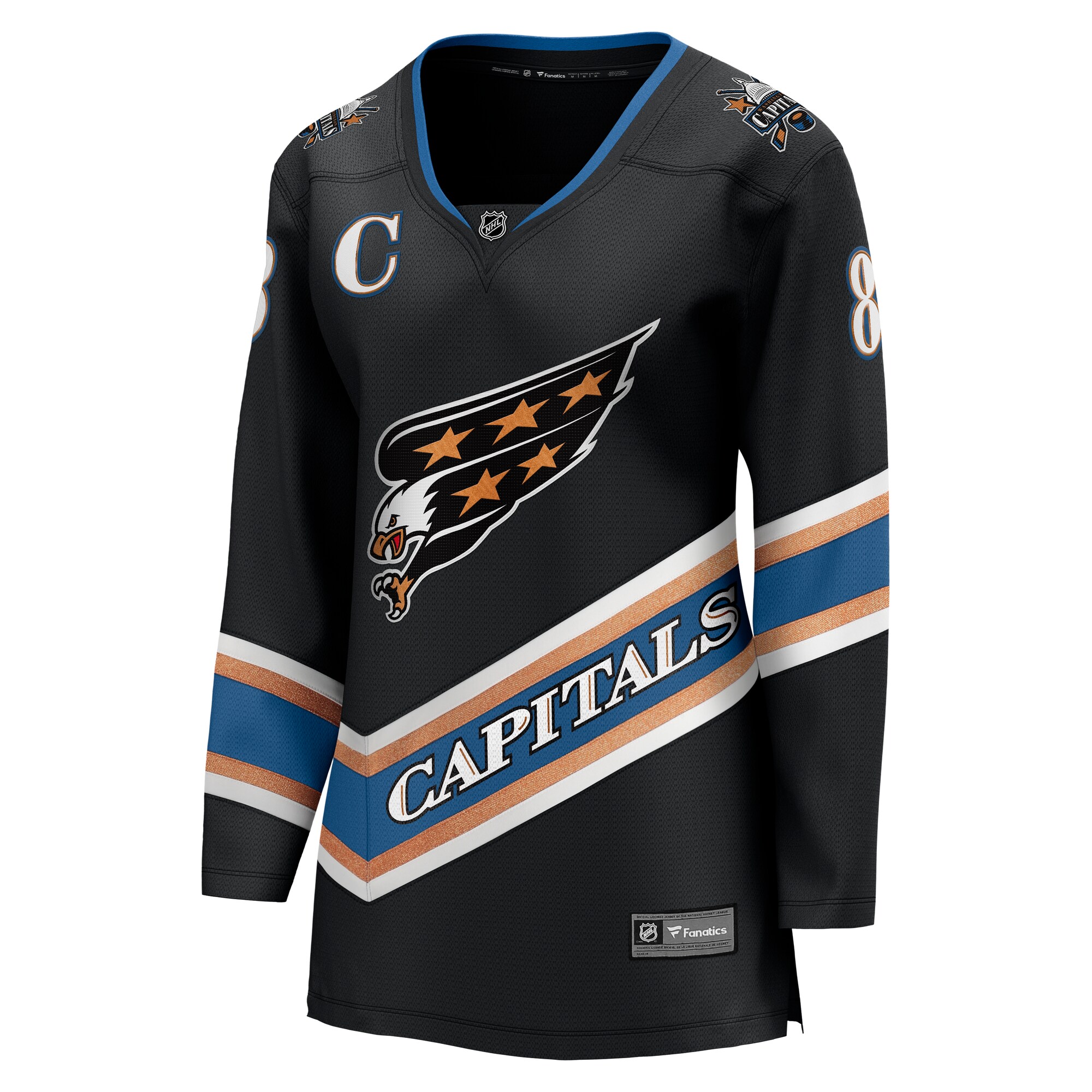 women8217s fanatics alexander ovechkin black washington capitals alternate 50th anniversary premier breakaway player jersey – San Jose Sharks Jerseys and Headwear Collection