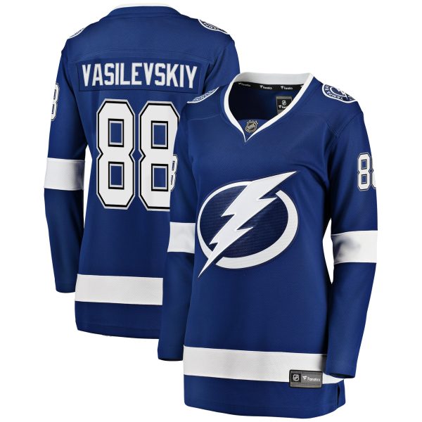 women8217s fanatics andrei vasilevskiy blue tampa bay lightning premier breakaway player jersey – San Jose Sharks Jerseys and Headwear Collection
