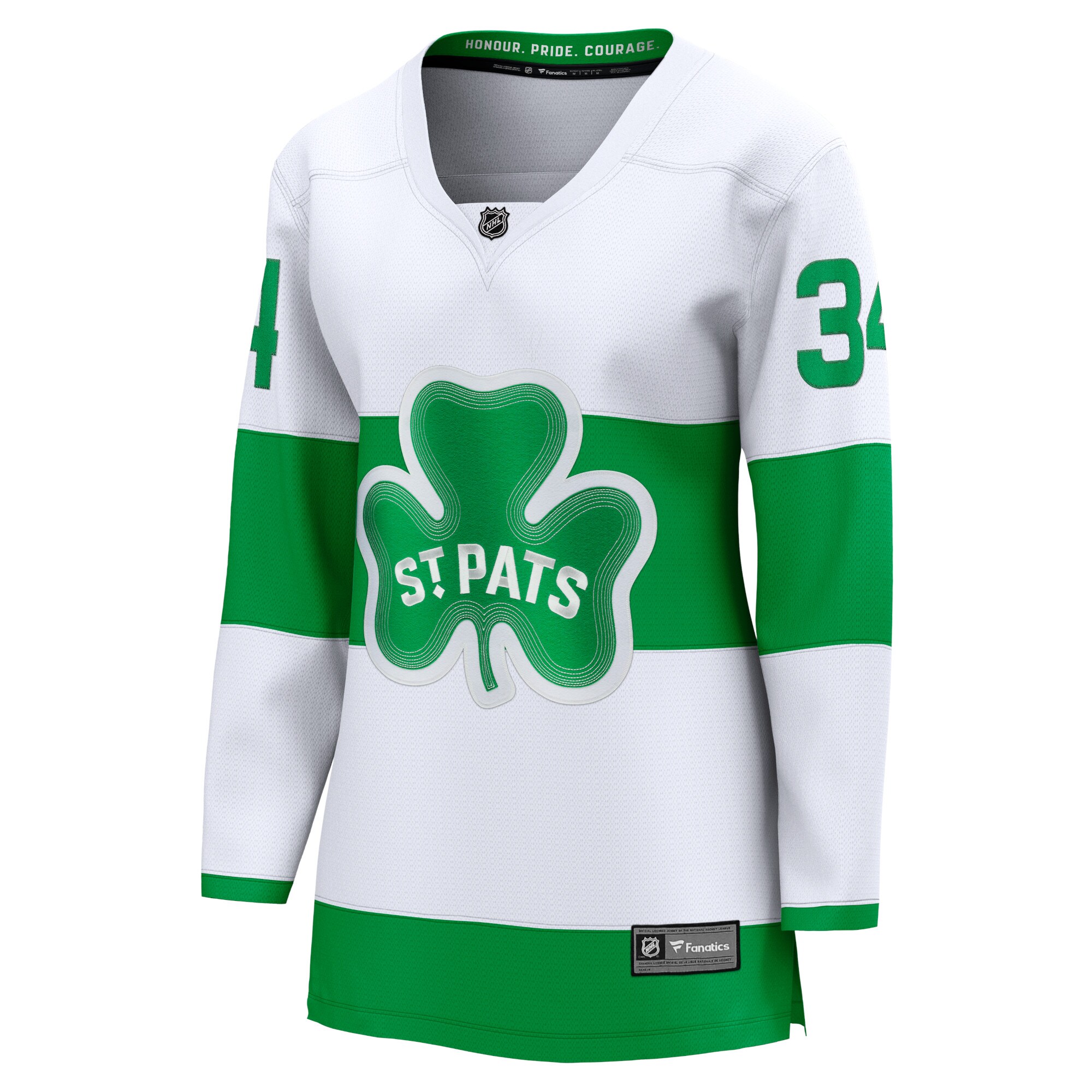 women8217s fanatics auston matthews white toronto maple leafs st. patricks alternate premier breakaway player jersey – San Jose Sharks Jerseys and Headwear Collection
