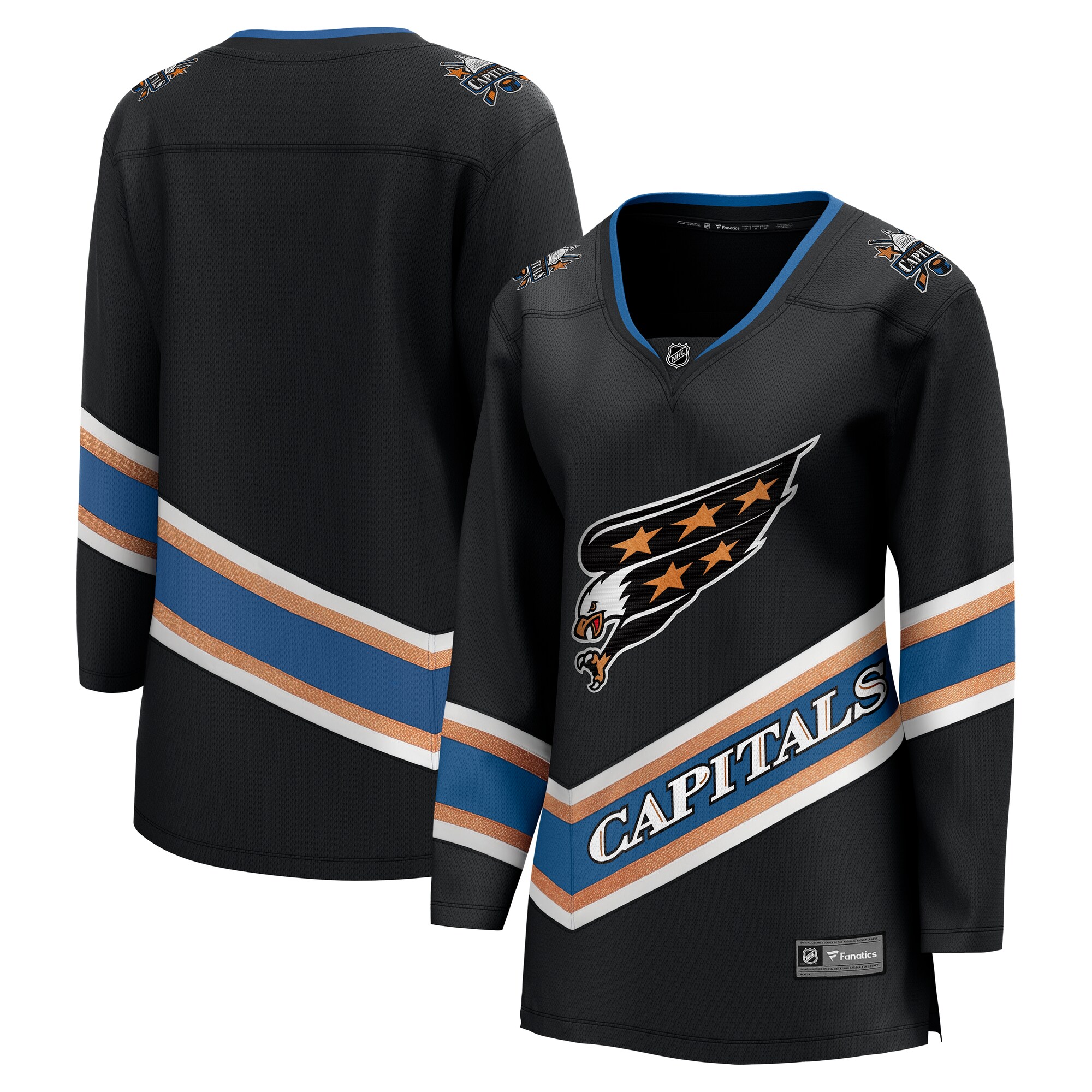 women8217s fanatics black washington capitals alternate 50th anniversary breakaway jersey – San Jose Sharks Jerseys and Headwear Collection