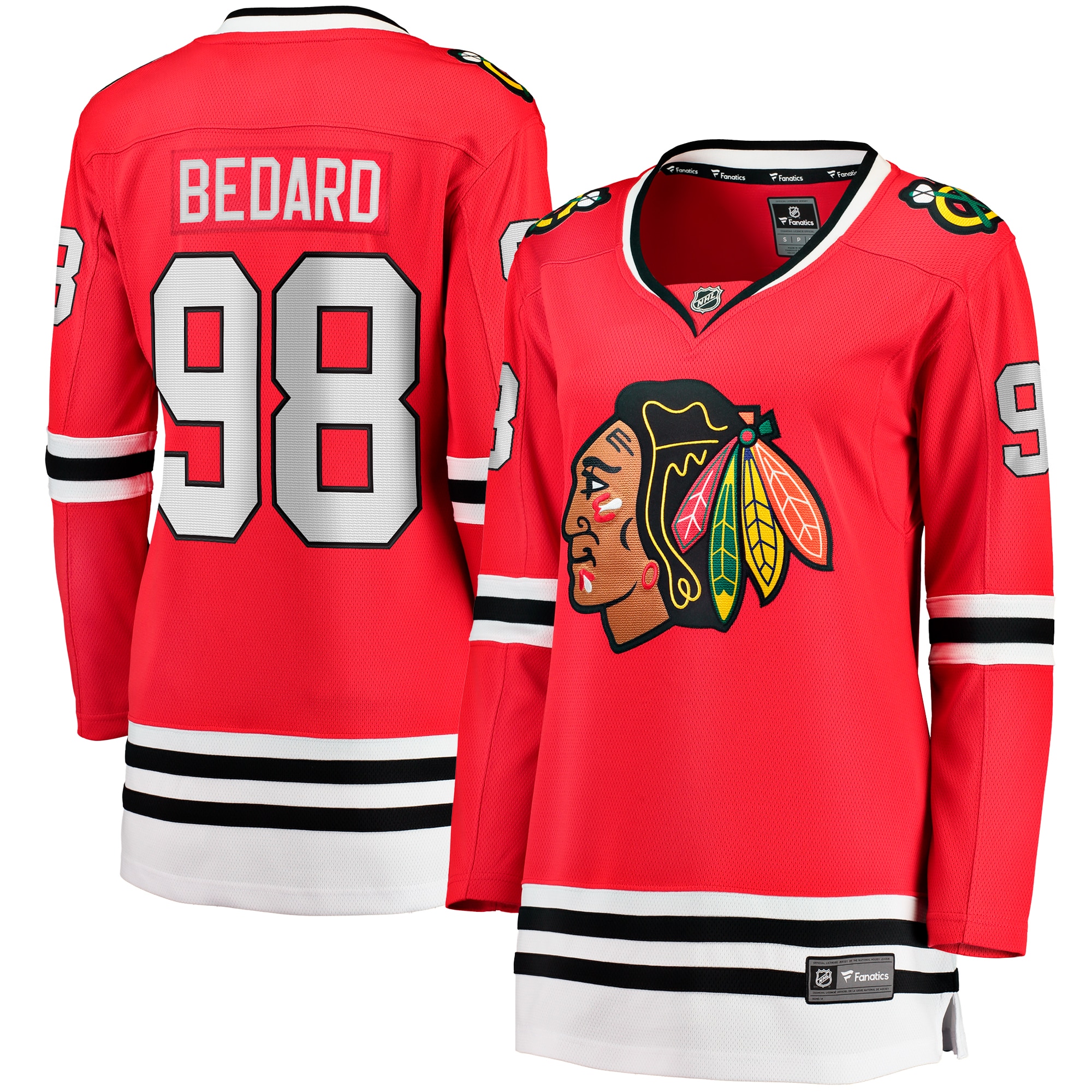 women8217s fanatics connor bedard red chicago blackhawks home breakaway player jersey – San Jose Sharks Jerseys and Headwear Collection