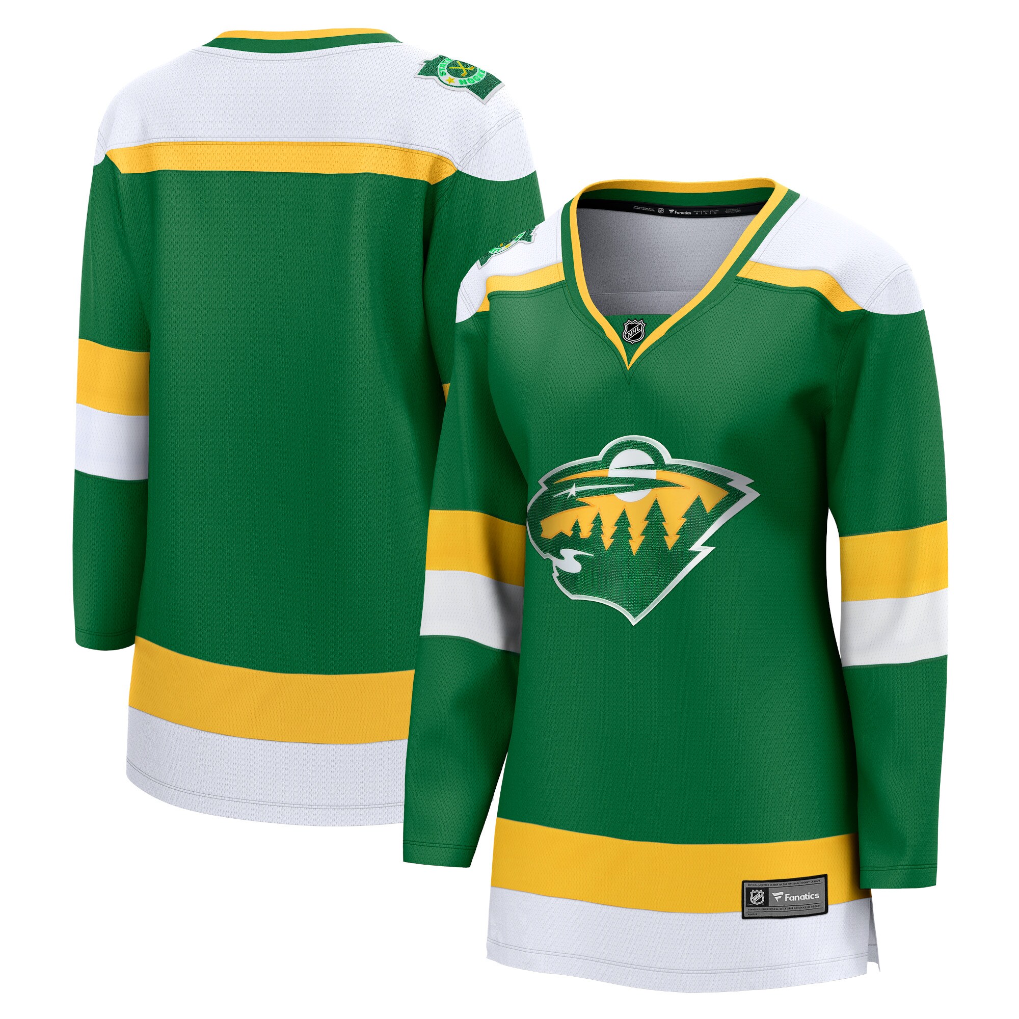 women8217s fanatics green minnesota wild alternate premier breakaway jersey – San Jose Sharks Jerseys and Headwear Collection