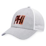 women8217s fanatics heather graywhite philadelphia flyers iconic glimmer trucker snapback hat – San Jose Sharks Jerseys and Headwear Collection