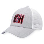 women8217s fanatics heather graywhite washington capitals iconic glimmer trucker snapback hat – San Jose Sharks Jerseys and Headwear Collection