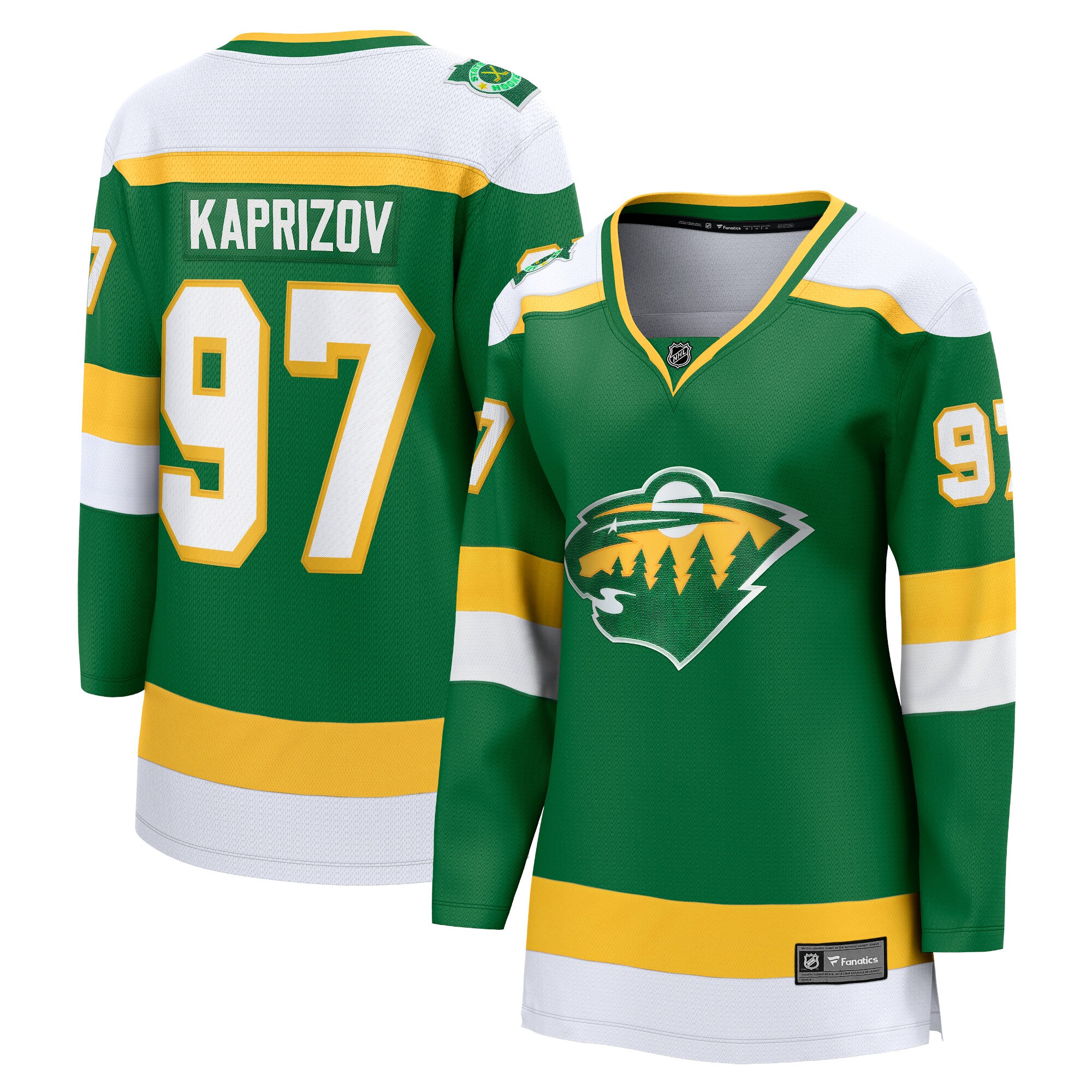 women8217s fanatics kirill kaprizov green minnesota wild alternate premier breakaway player jersey – San Jose Sharks Jerseys and Headwear Collection