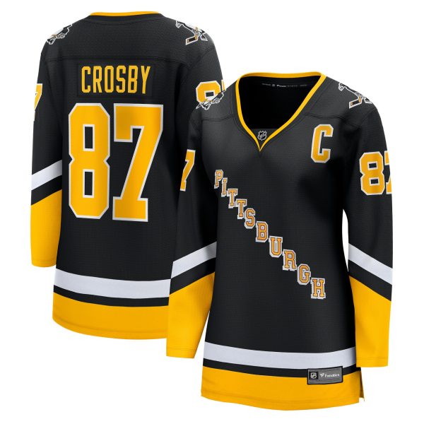 women8217s fanatics sidney crosby black pittsburgh penguins 202122 alternate premier breakaway player jersey – San Jose Sharks Jerseys and Headwear Collection