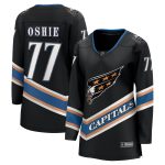 women8217s fanatics tj oshie black washington capitals alternate 50th anniversary premier breakaway player jersey – San Jose Sharks Jerseys and Headwear Collection