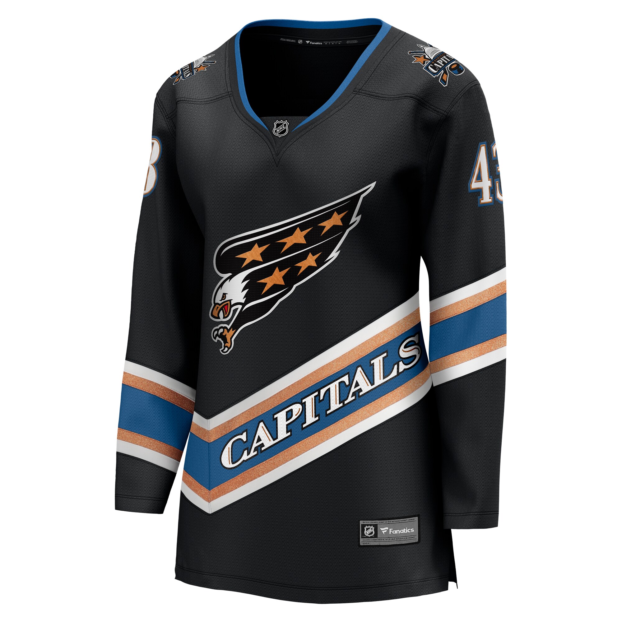 women8217s fanatics tom wilson black washington capitals alternate 50th anniversary premier breakaway player jersey – San Jose Sharks Jerseys and Headwear Collection