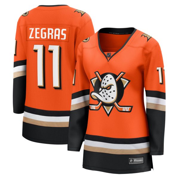women8217s fanatics trevor zegras orange anaheim ducks home premier breakaway player jersey – San Jose Sharks Jerseys and Headwear Collection
