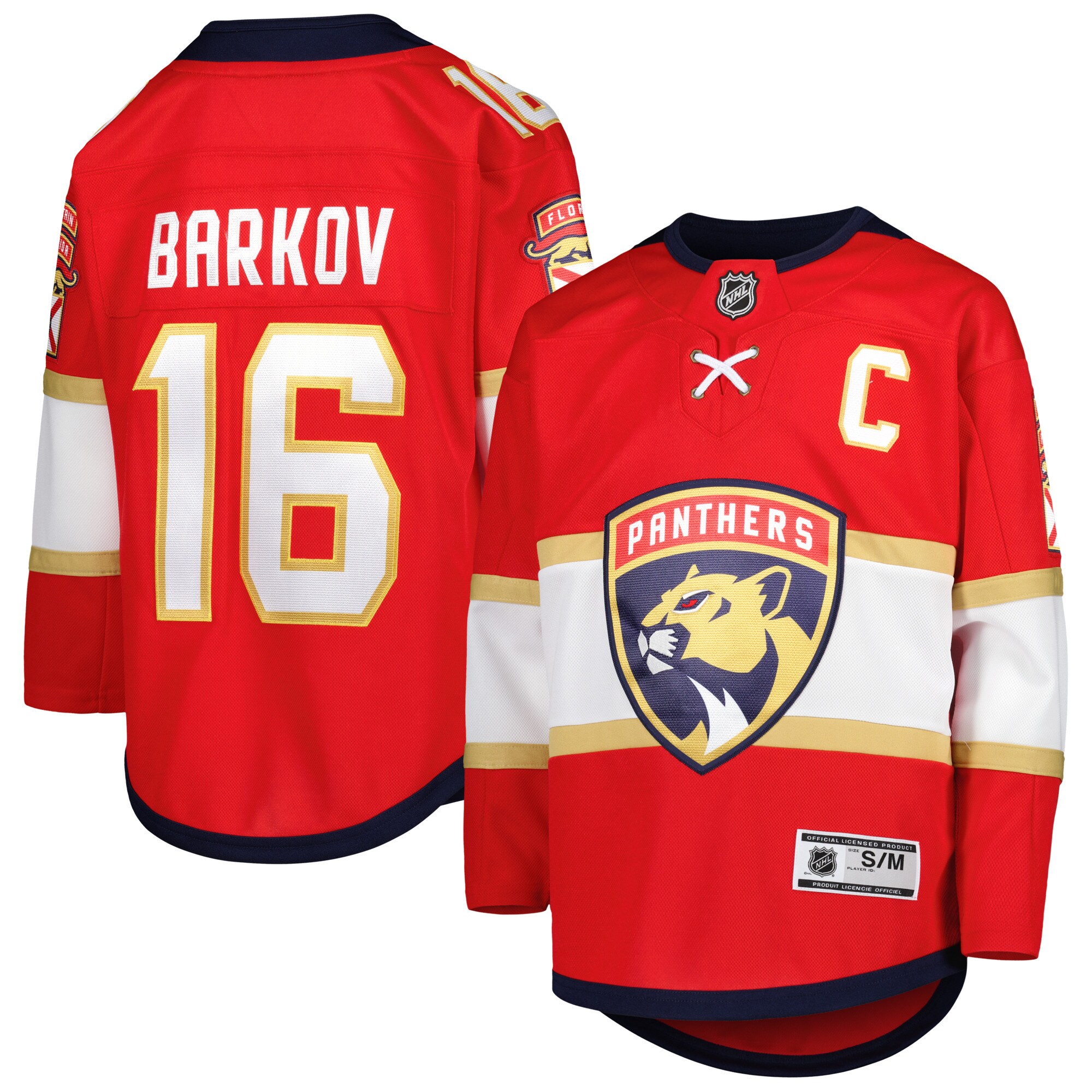 youth aleksander barkov red florida panthers home premier player jersey – San Jose Sharks Jerseys and Headwear Collection