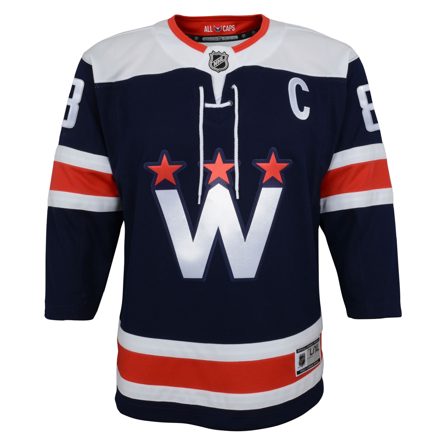 youth alexander ovechkin navy washington capitals 202021 alternate premier player jersey – San Jose Sharks Jerseys and Headwear Collection