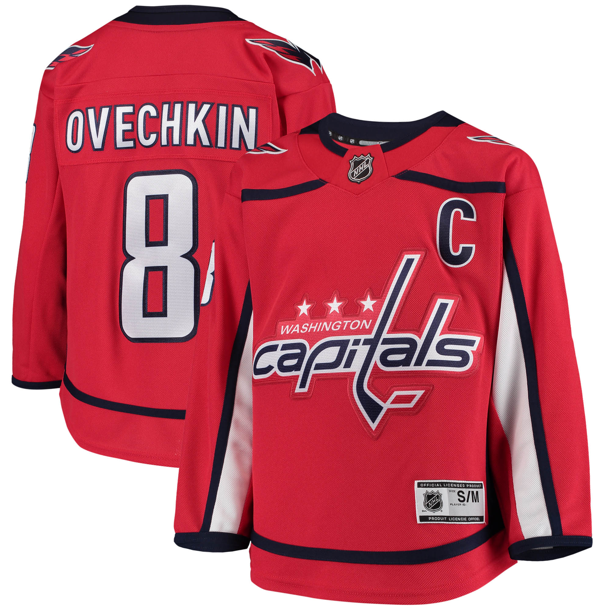 youth alexander ovechkin red washington capitals home premier player jersey – San Jose Sharks Jerseys and Headwear Collection
