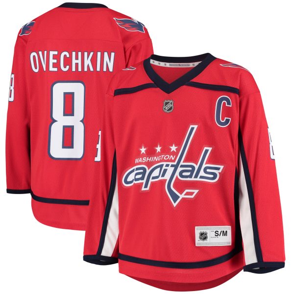 youth alexander ovechkin red washington capitals home replica player jersey – San Jose Sharks Jerseys and Headwear Collection