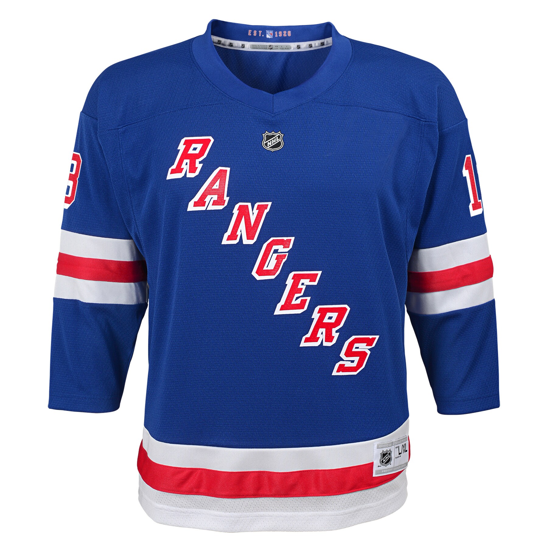 youth alexis lafreniere blue new york rangers home replica player jersey – San Jose Sharks Jerseys and Headwear Collection
