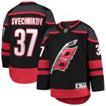youth andrei svechnikov black carolina hurricanes alternate premier player jersey – San Jose Sharks Jerseys and Headwear Collection