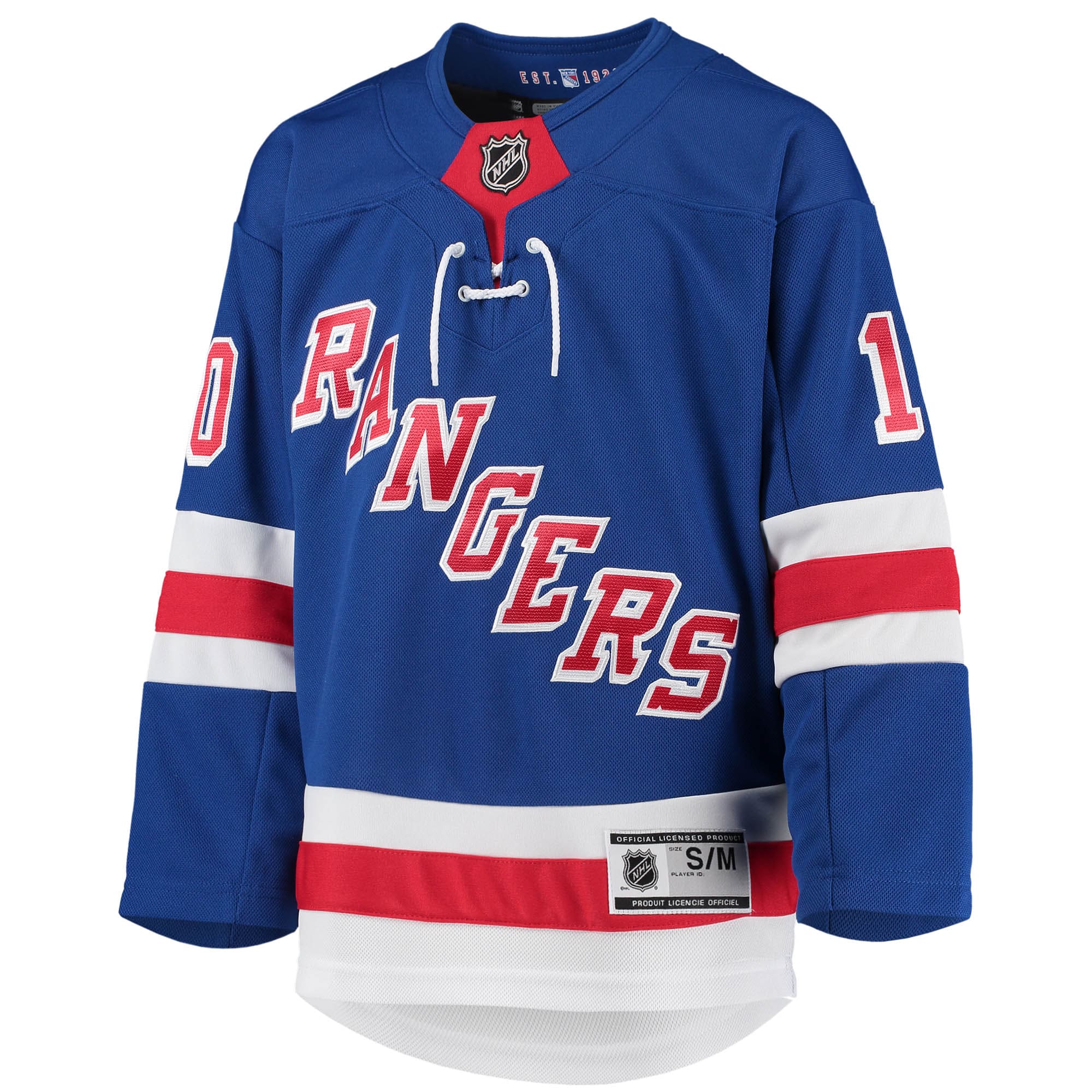 youth artemi panarin blue new york rangers home premier player jersey – San Jose Sharks Jerseys and Headwear Collection