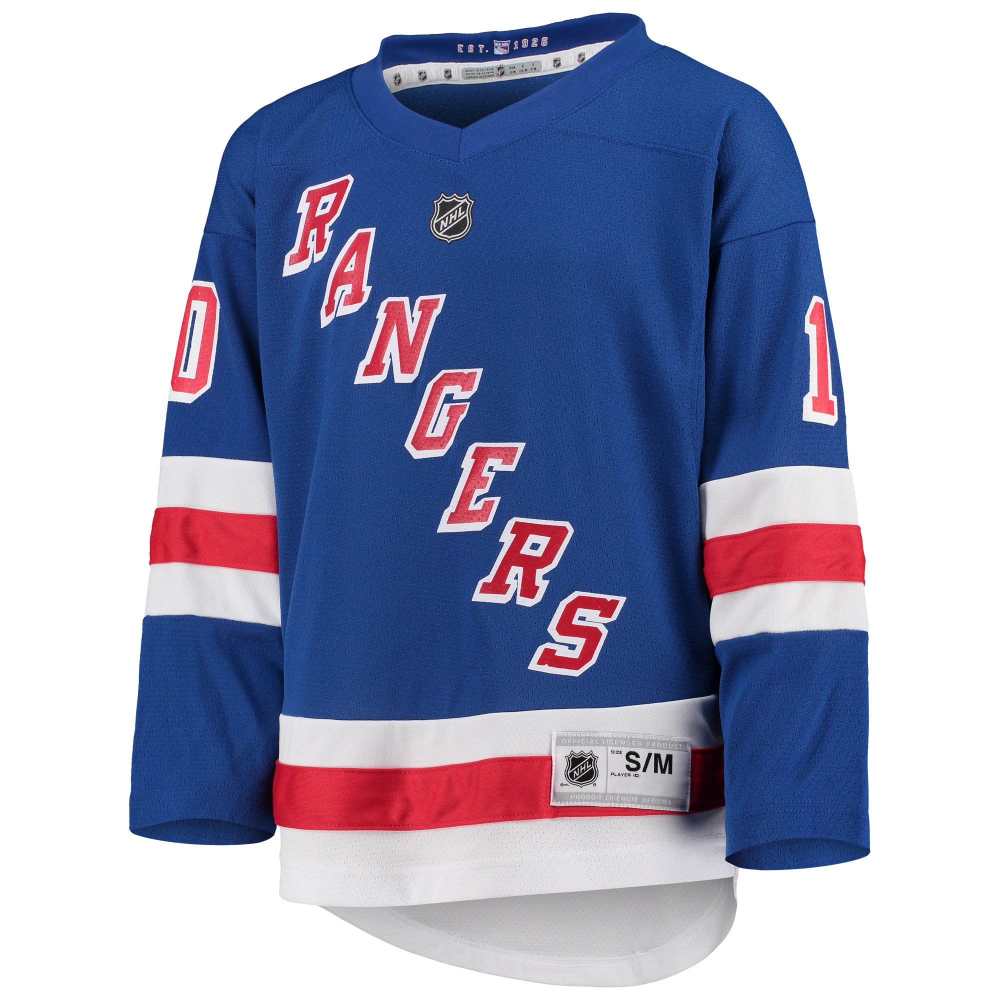 youth artemi panarin blue new york rangers home replica player jersey – San Jose Sharks Jerseys and Headwear Collection