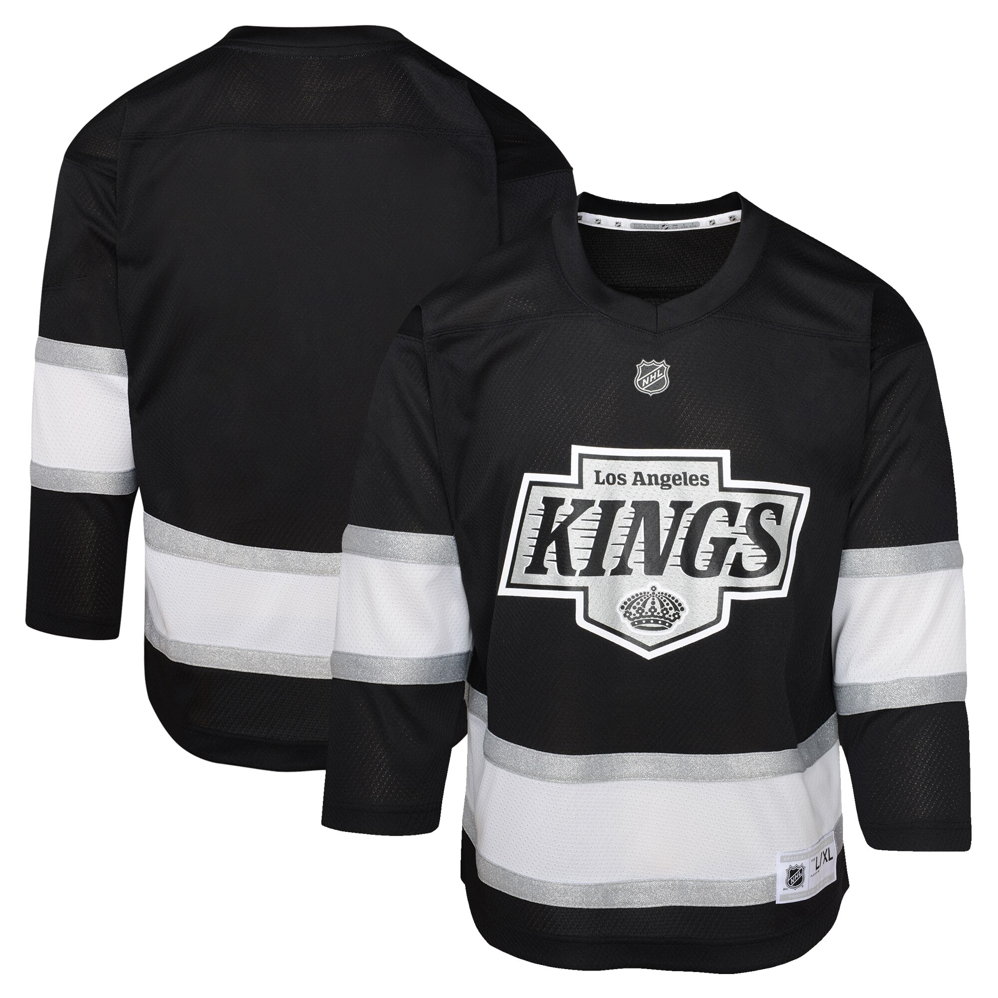youth black los angeles kings home replica jersey – San Jose Sharks Jerseys and Headwear Collection