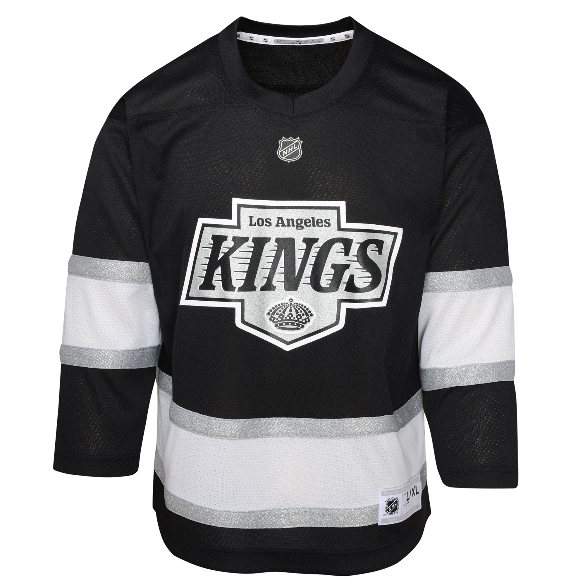 youth black los angeles kings home replica jersey – San Jose Sharks Jerseys and Headwear Collection