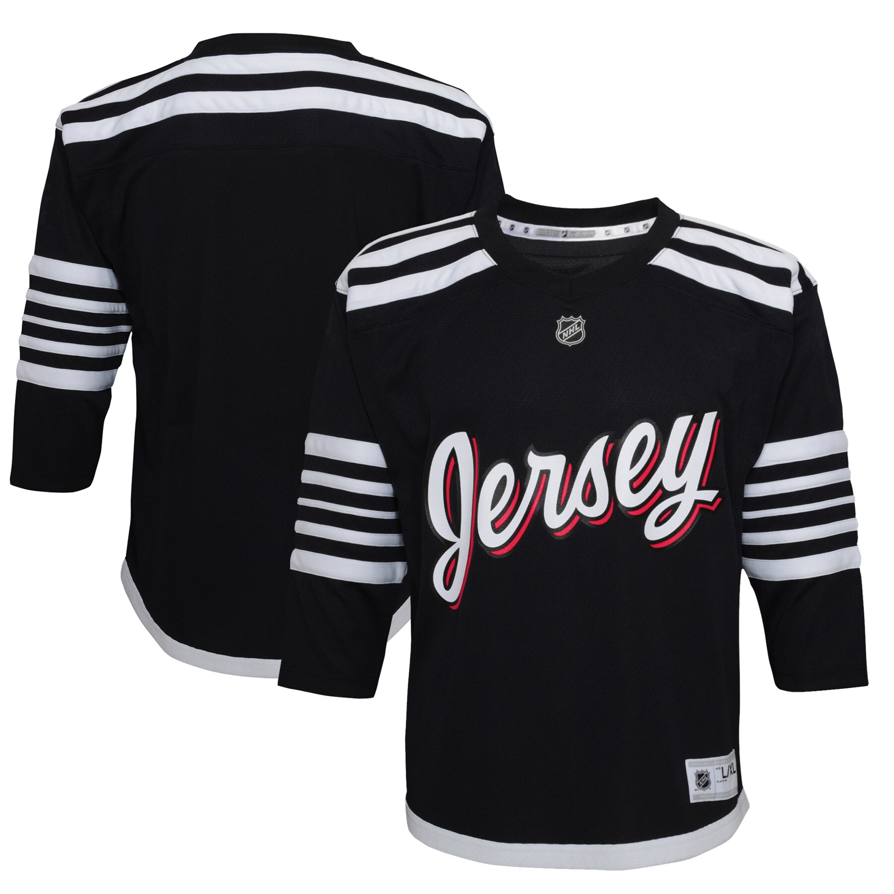 youth black new jersey devils 202122 alternate replica jersey – San Jose Sharks Jerseys and Headwear Collection