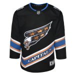 youth black washington capitals alternate 50th anniversary premier jersey – San Jose Sharks Jerseys and Headwear Collection