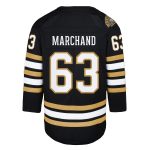 youth brad marchand black boston bruins 100th anniversary premier player jersey – San Jose Sharks Jerseys and Headwear Collection
