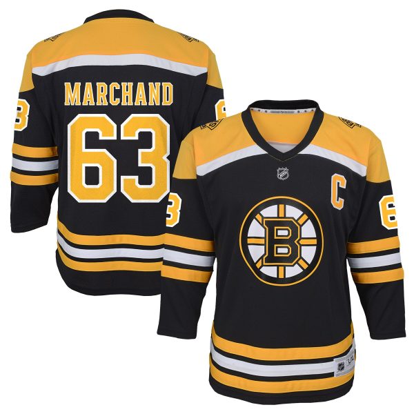 youth brad marchand black boston bruins home replica player jersey – San Jose Sharks Jerseys and Headwear Collection
