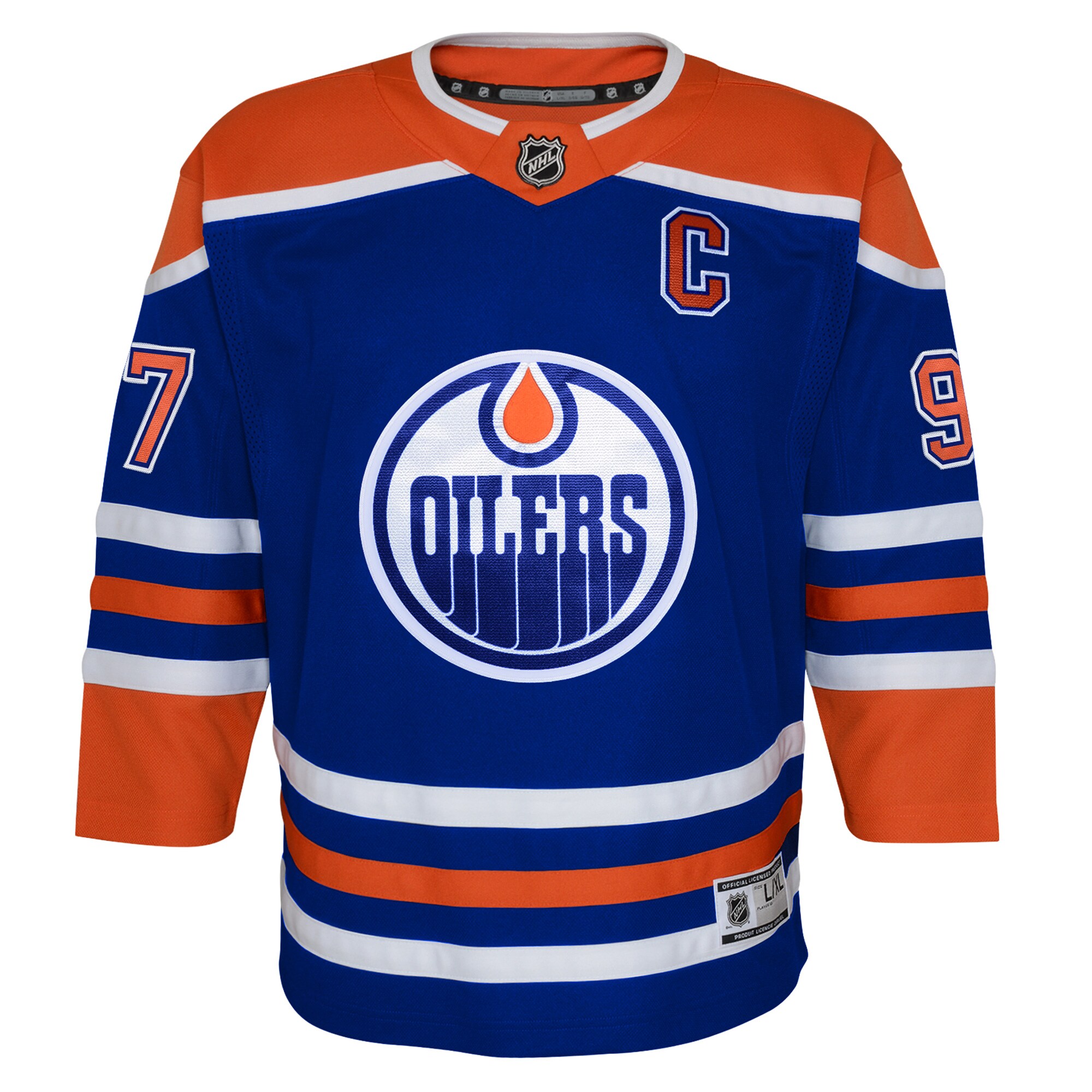 youth connor mcdavid royal edmonton oilers home premier player jersey – San Jose Sharks Jerseys and Headwear Collection