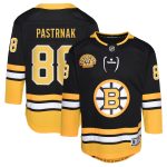 youth david pastrnak black boston bruins 100th anniversary premier player jersey – San Jose Sharks Jerseys and Headwear Collection
