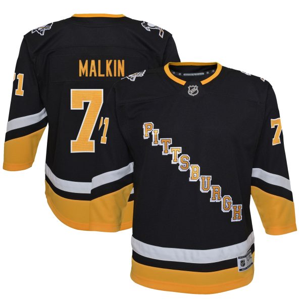 youth evgeni malkin black pittsburgh penguins 202122 alternate premier player jersey – San Jose Sharks Jerseys and Headwear Collection