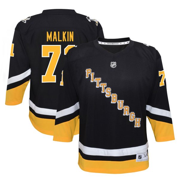 youth evgeni malkin black pittsburgh penguins 202122 alternate replica player jersey – San Jose Sharks Jerseys and Headwear Collection