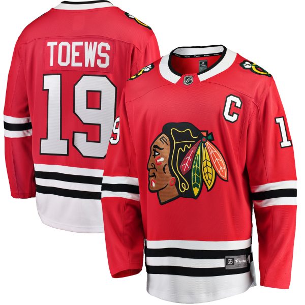 youth fanatics jonathan toews red chicago blackhawks home breakaway player jersey – San Jose Sharks Jerseys and Headwear Collection