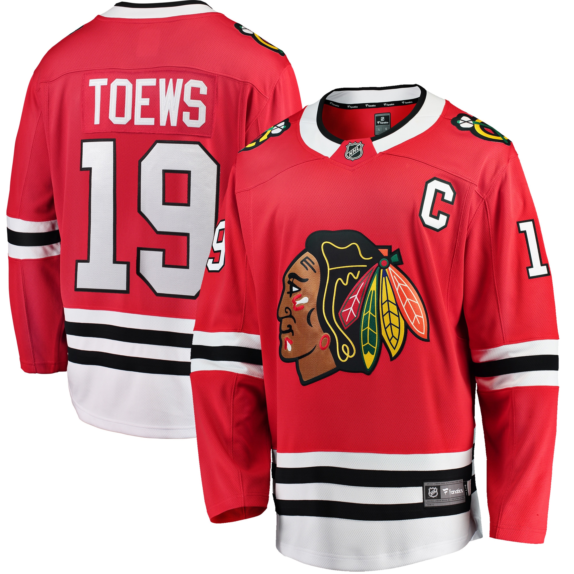 youth fanatics jonathan toews red chicago blackhawks home breakaway player jersey – San Jose Sharks Jerseys and Headwear Collection