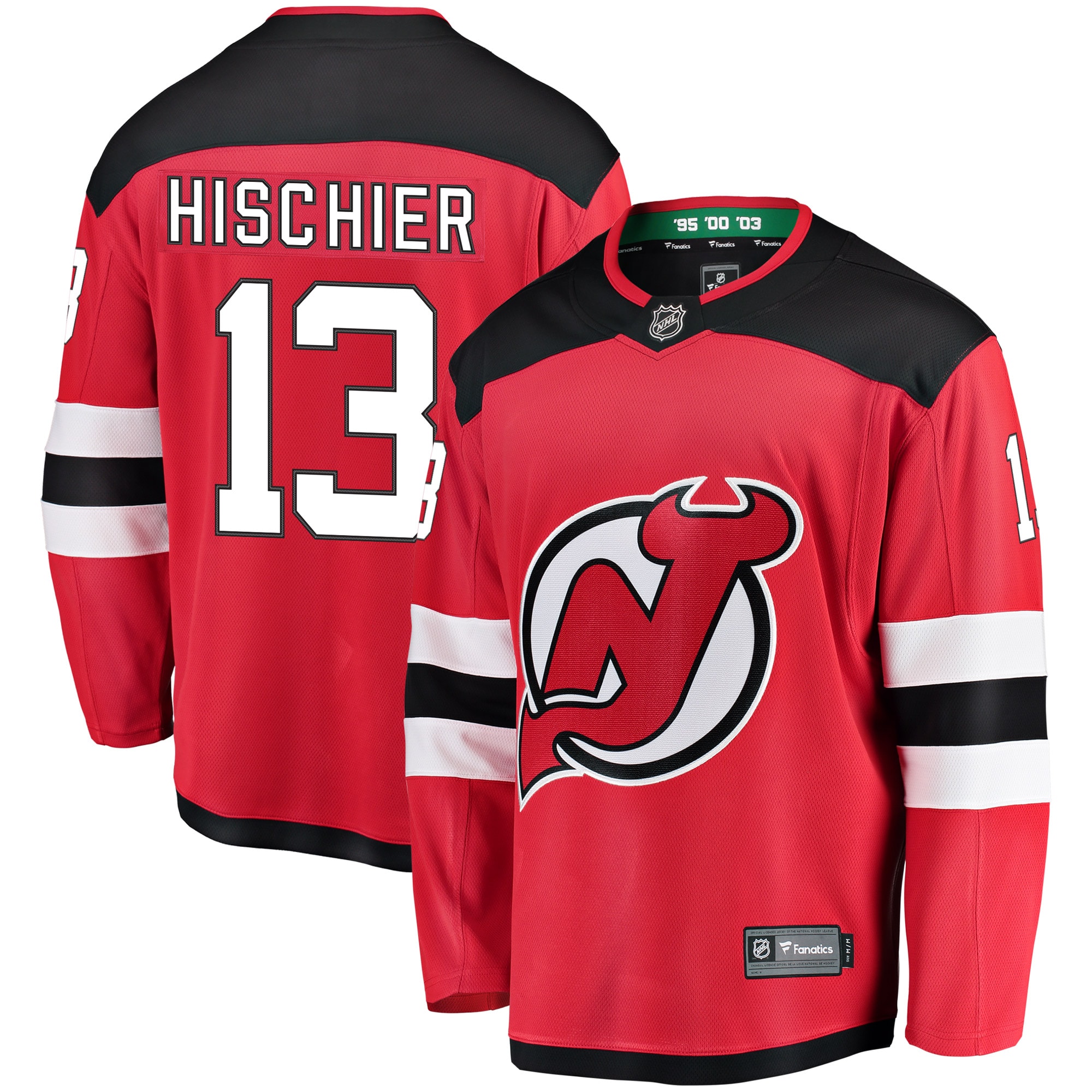 youth fanatics nico hischier red new jersey devils home breakaway player jersey – San Jose Sharks Jerseys and Headwear Collection