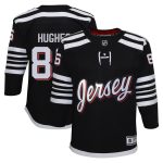youth jack hughes black new jersey devils alternate premier player jersey – San Jose Sharks Jerseys and Headwear Collection