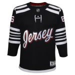 youth jack hughes black new jersey devils alternate premier player jersey – San Jose Sharks Jerseys and Headwear Collection