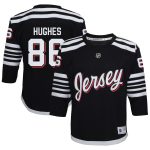 youth jack hughes black new jersey devils alternate replica player jersey – San Jose Sharks Jerseys and Headwear Collection