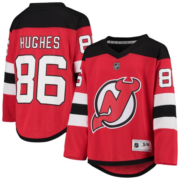 youth jack hughes red new jersey devils home player replica jersey – San Jose Sharks Jerseys and Headwear Collection
