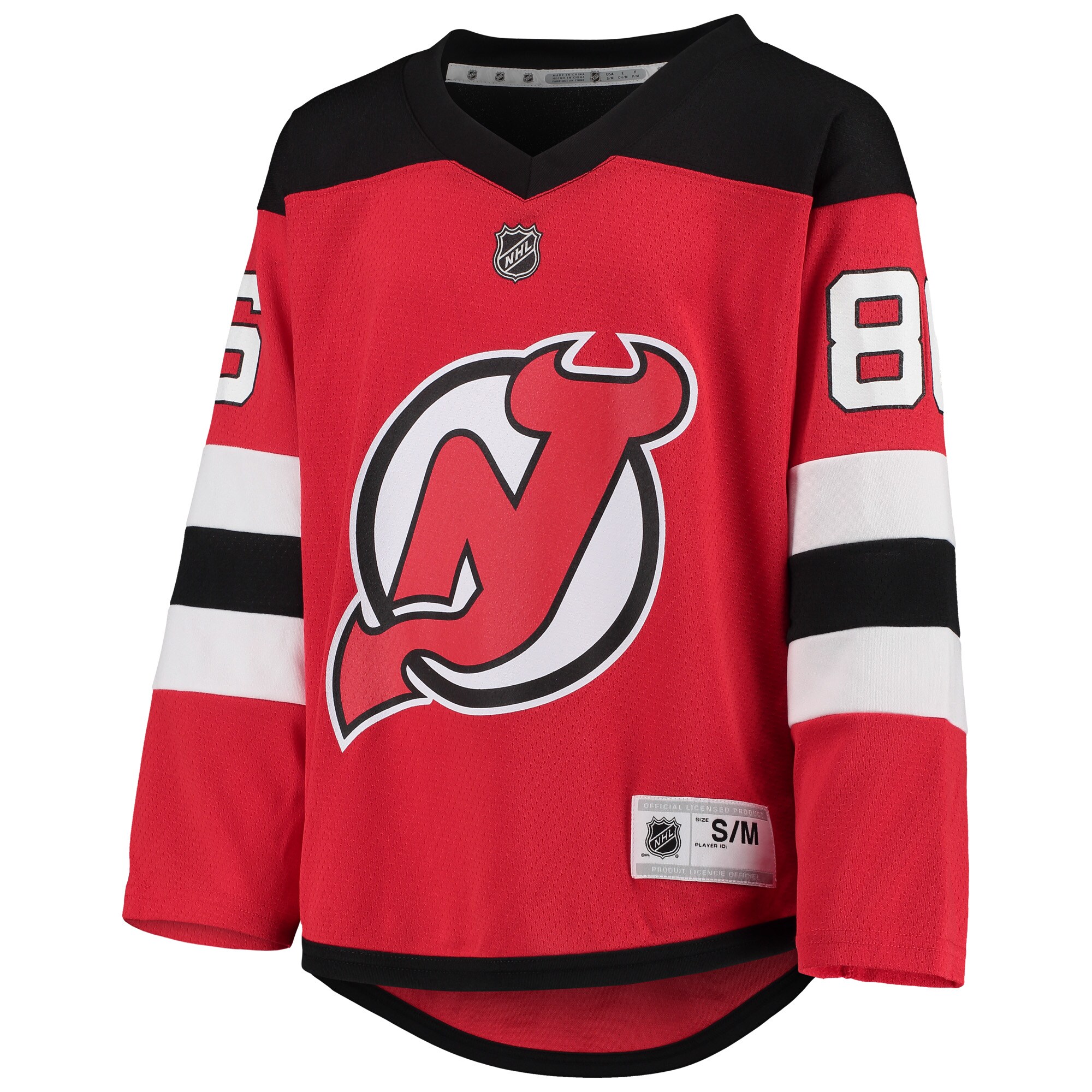 youth jack hughes red new jersey devils home player replica jersey – San Jose Sharks Jerseys and Headwear Collection