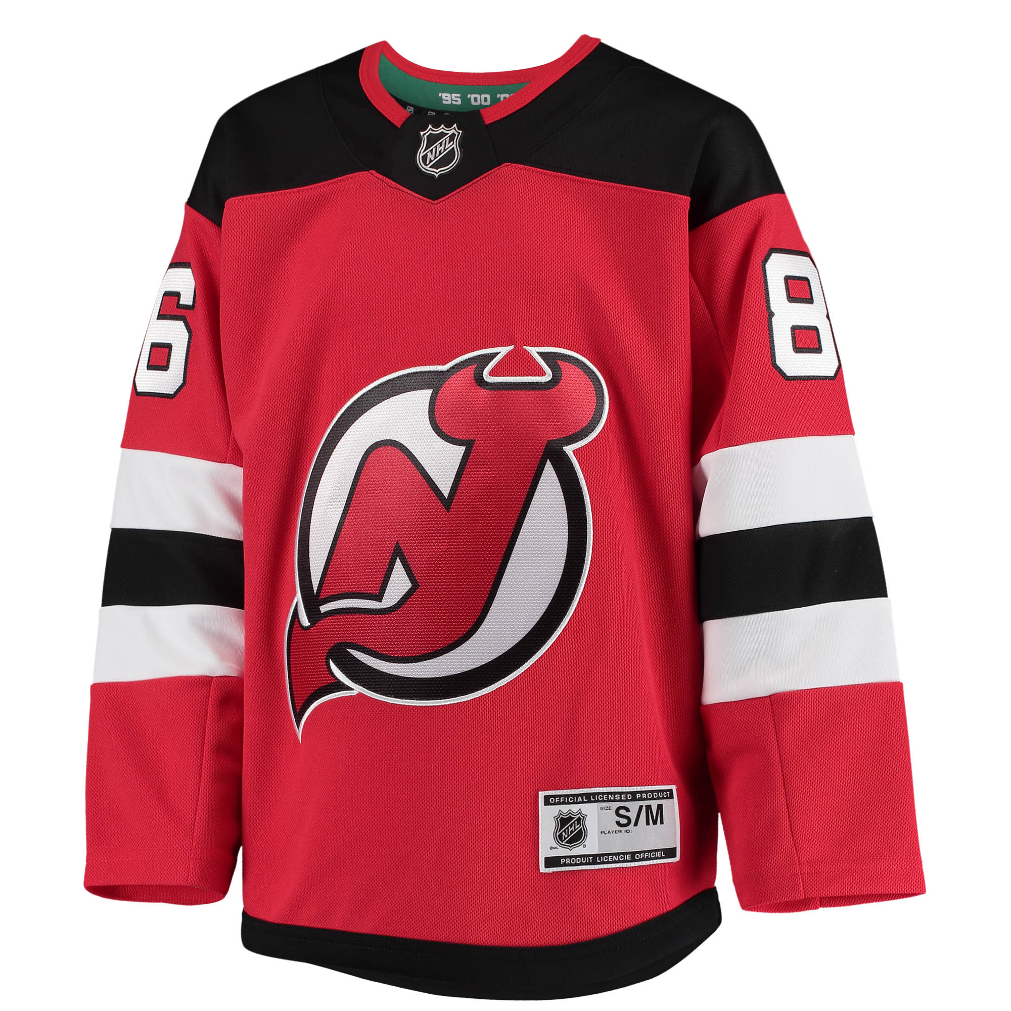 youth jack hughes red new jersey devils home premier player jersey – San Jose Sharks Jerseys and Headwear Collection