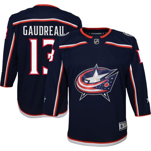 youth johnny gaudreau navy columbus blue jackets 202223 premier player jersey – San Jose Sharks Jerseys and Headwear Collection