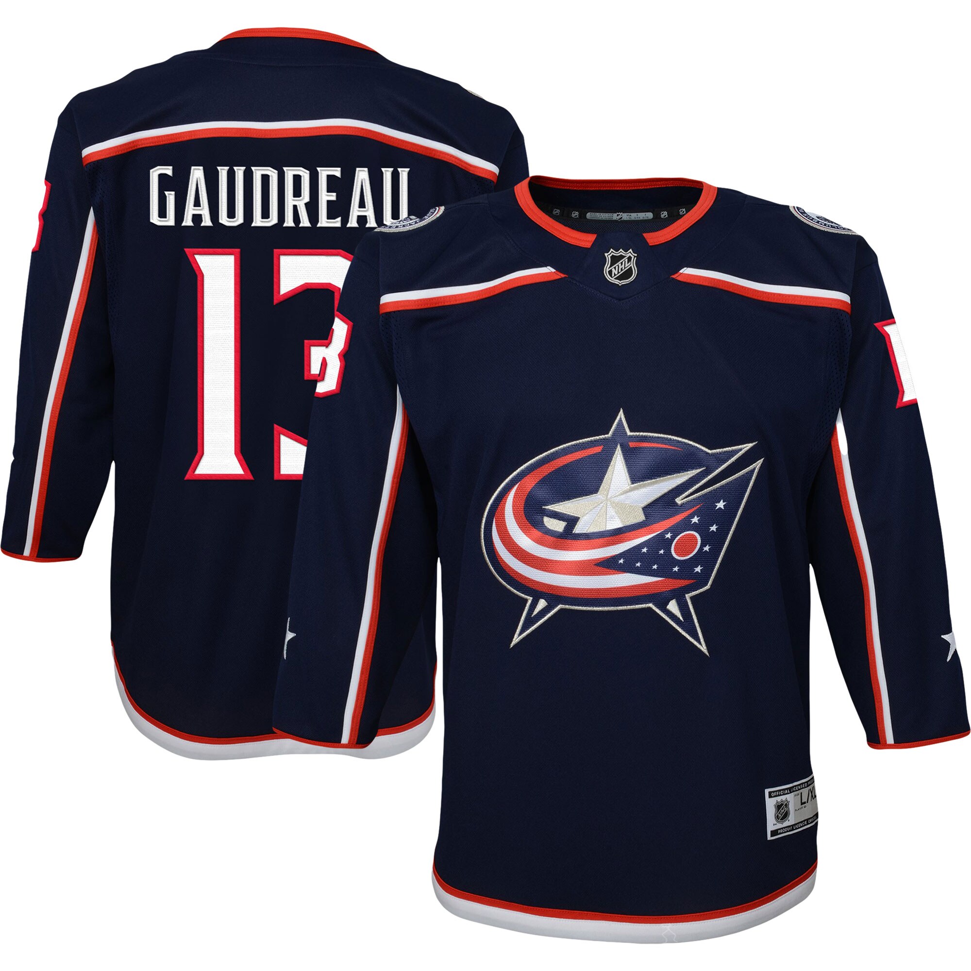 youth johnny gaudreau navy columbus blue jackets 202223 premier player jersey – San Jose Sharks Jerseys and Headwear Collection